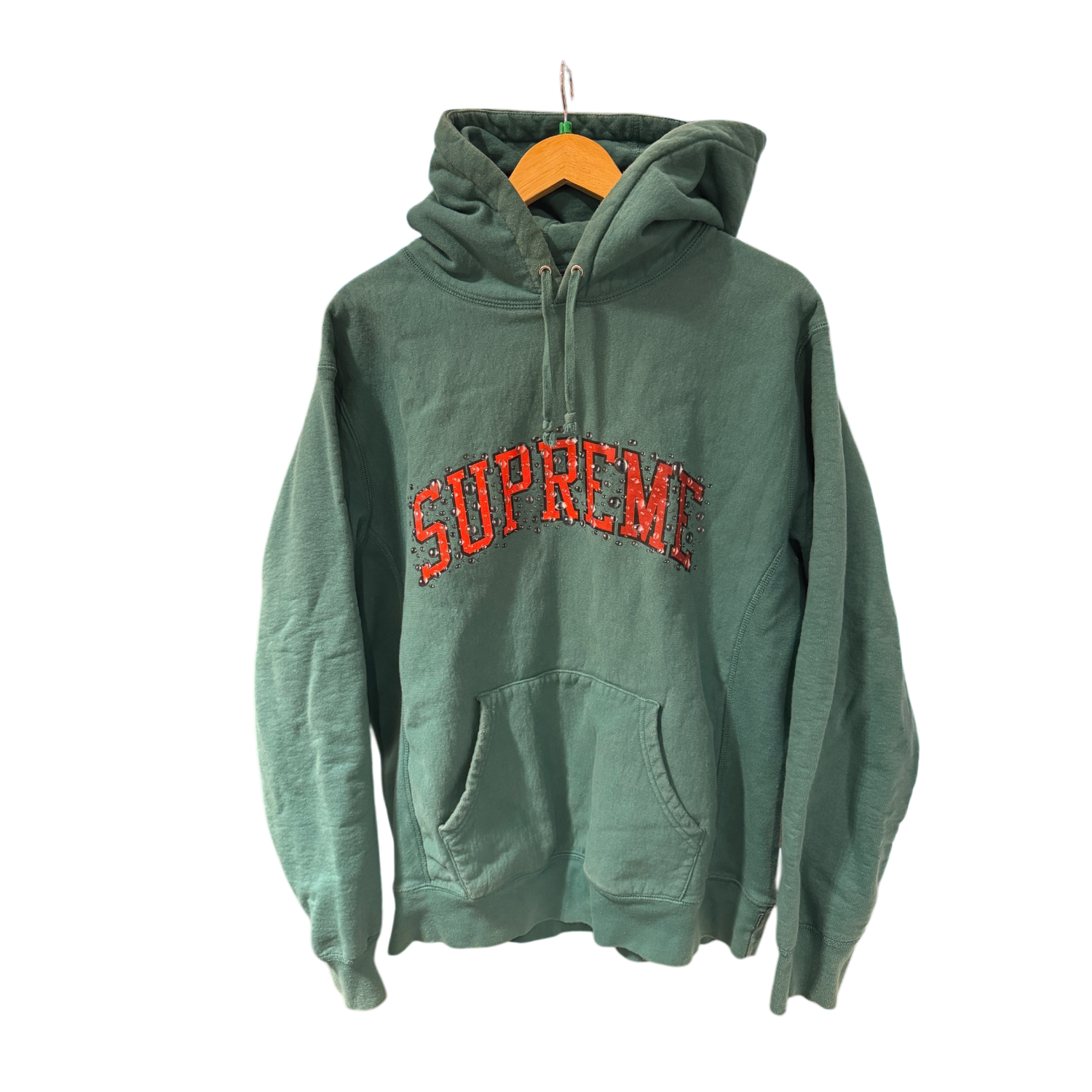 Green Supreme Drawstring Hoodie