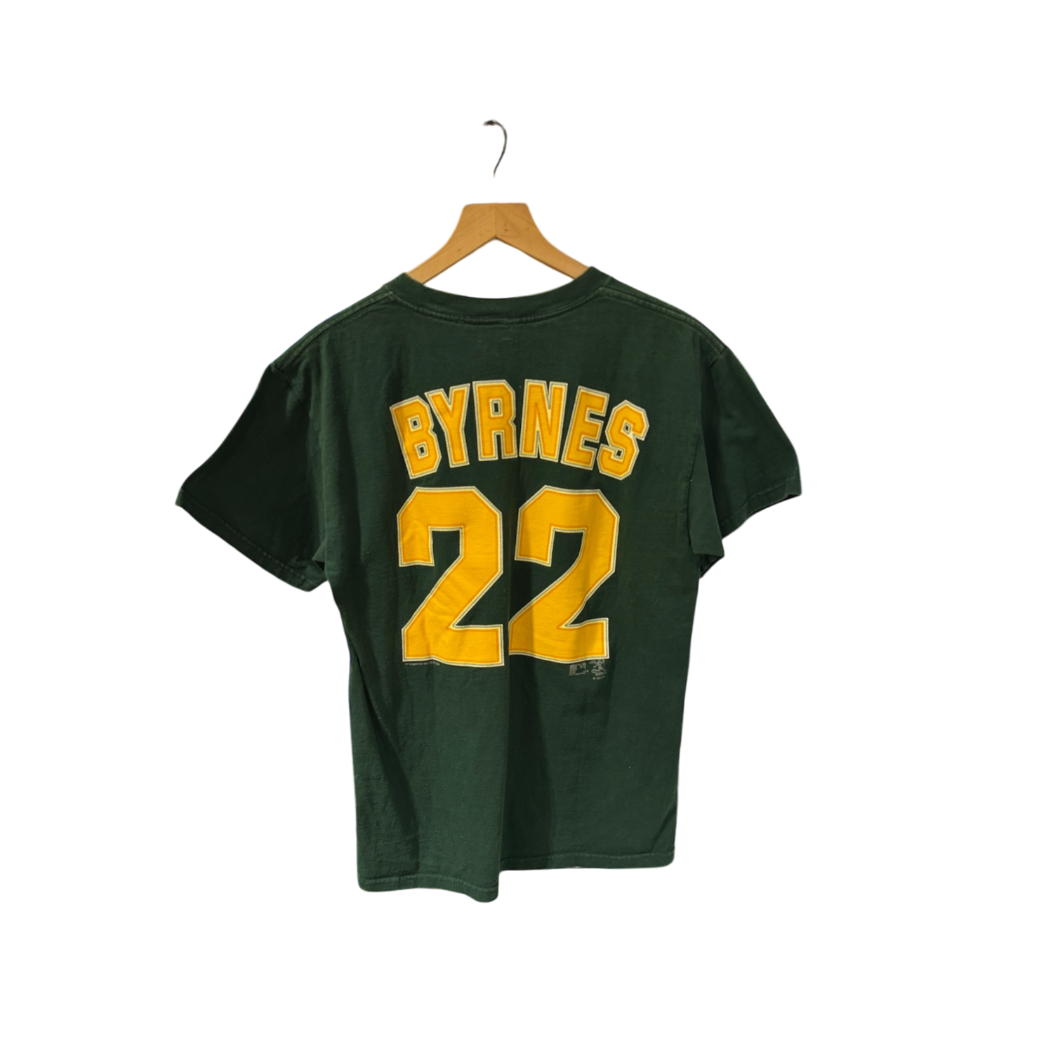 Green Oakland A’s #22 Byrnes