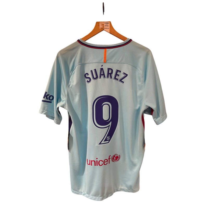 2017/18 Blue FC Barcelona Luis Suarez Jersey