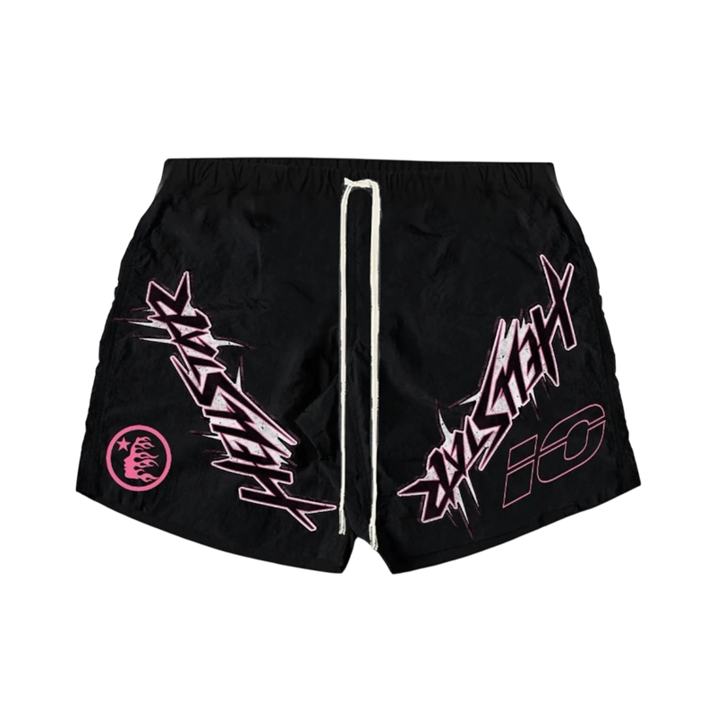 Hellstar Waxed Nylon Atheltic Shorts