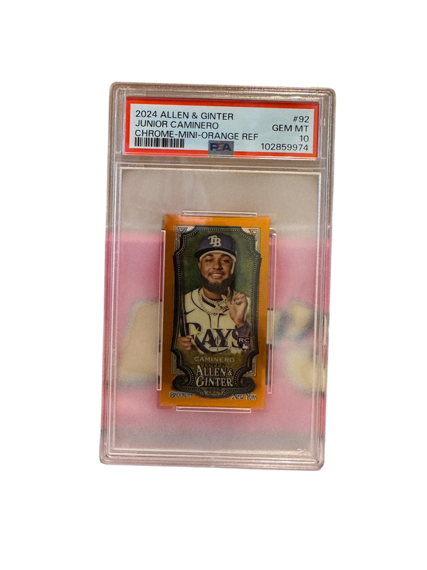 2024 Allen &amp; Ginter Junior Caminero Chrome - Mini Orange REF