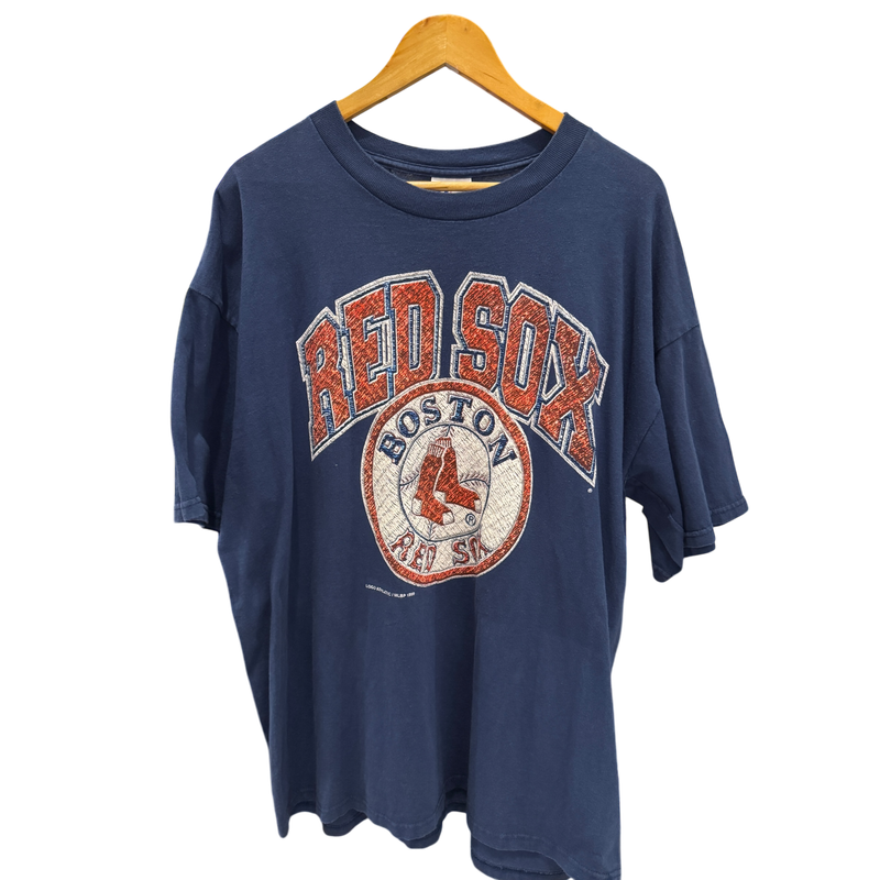 Navy Blue Red Sox Tee