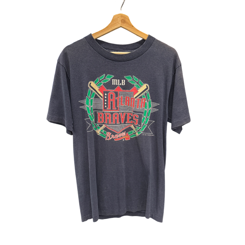 Blue Logo 7 Atlanta Braves Tee