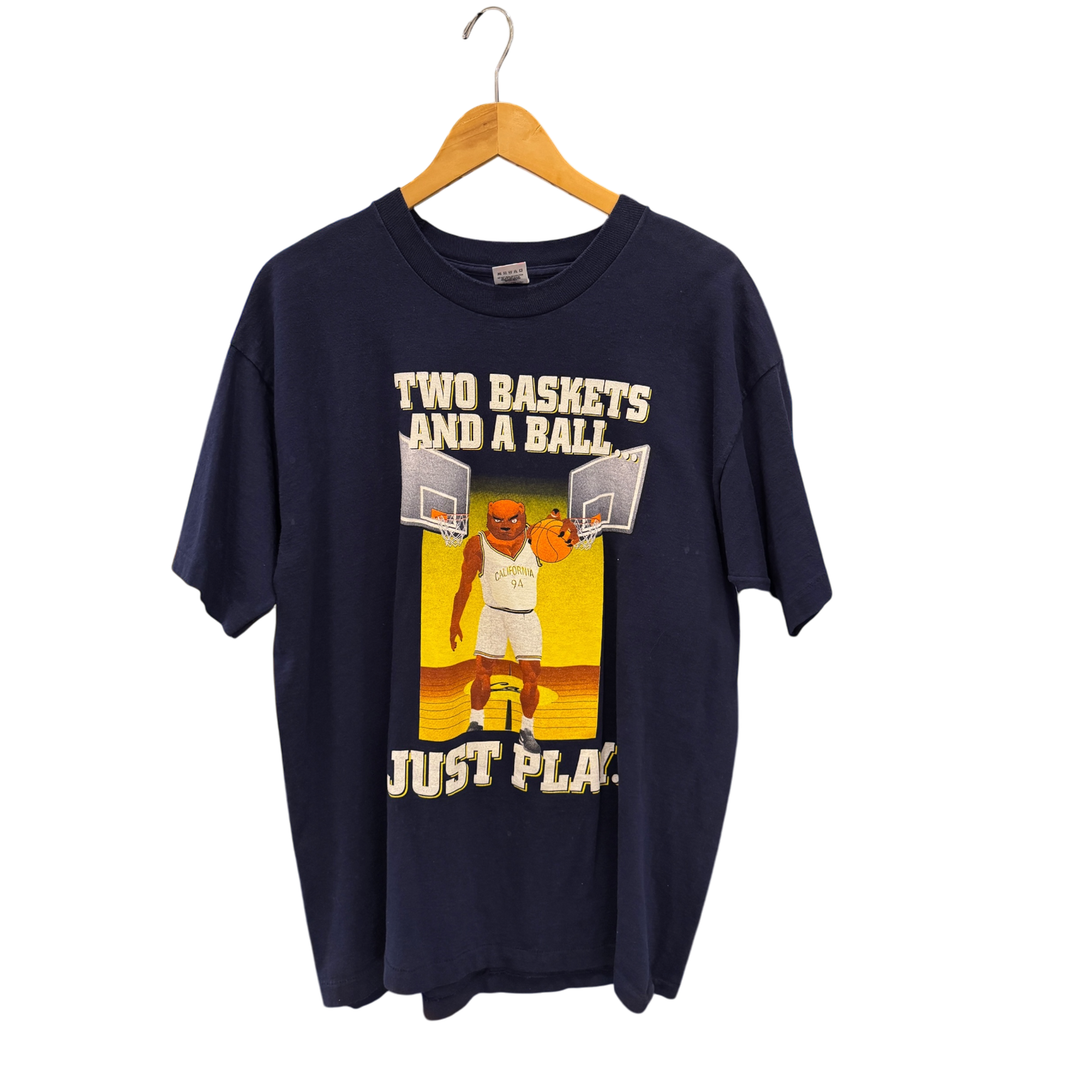 Navy Blue Berkeley 2 Baskets Tee