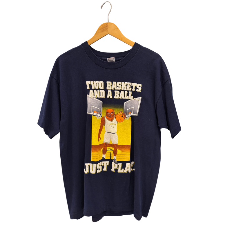Navy Blue Berkeley 2 Baskets Tee