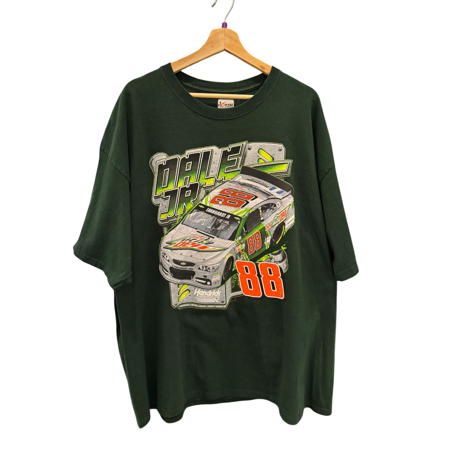 Green Dale Earnhardt Jr. Race Tee