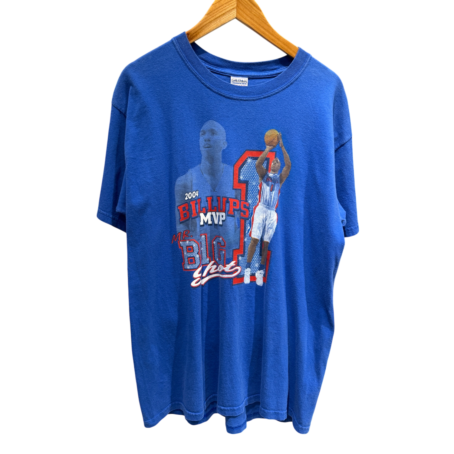 Blue 2004 Billups MVP “Mr. Big Shot” Tee
