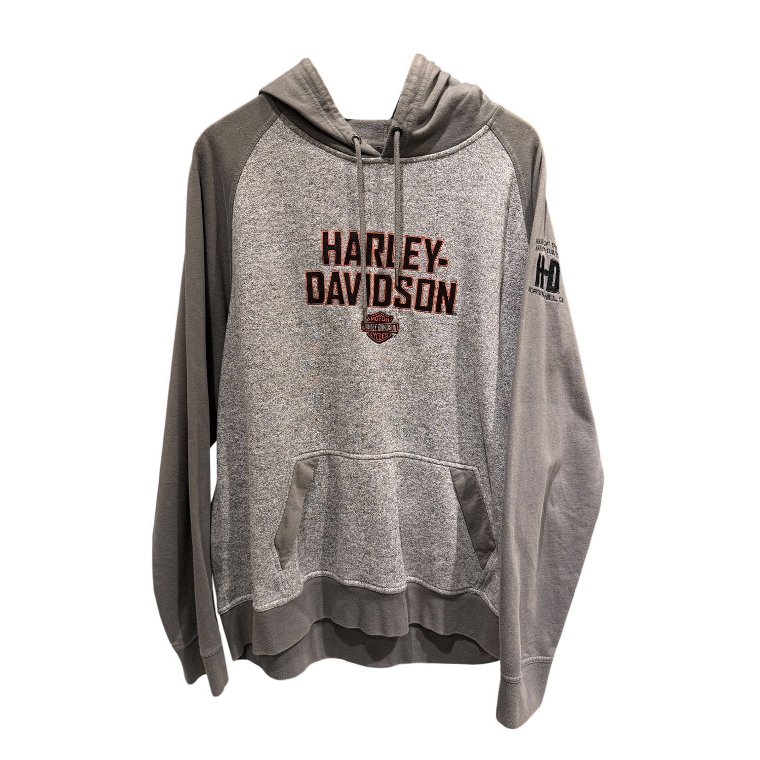 Grey Harley Davidson Hoodie