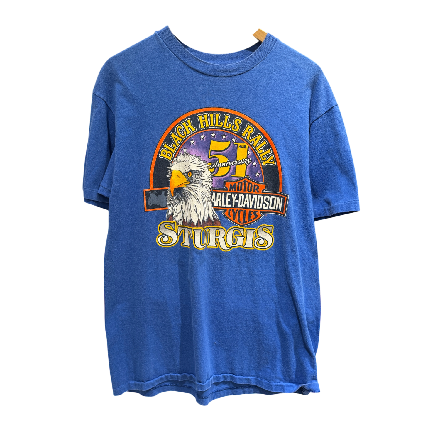 Blue Black Hills Rally Harley Davidson Tee