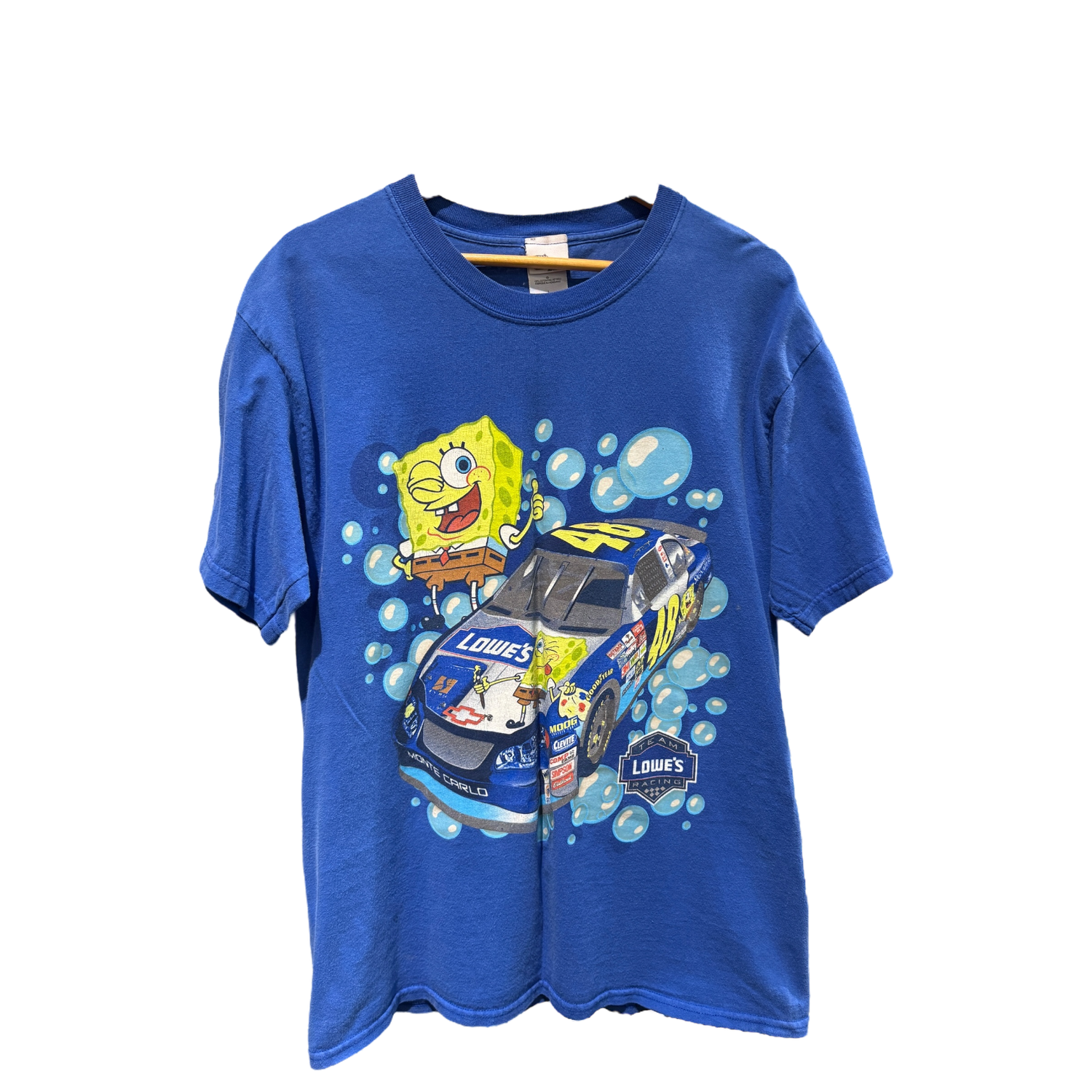 Blue SpongeBob NASCAR Tee