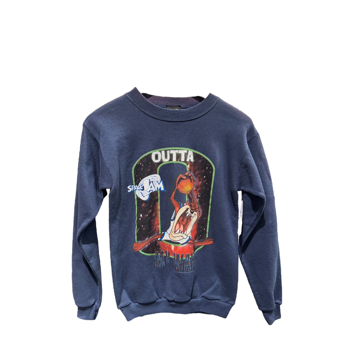 Navy Blue Taz Spacejam Crewneck Sweater
