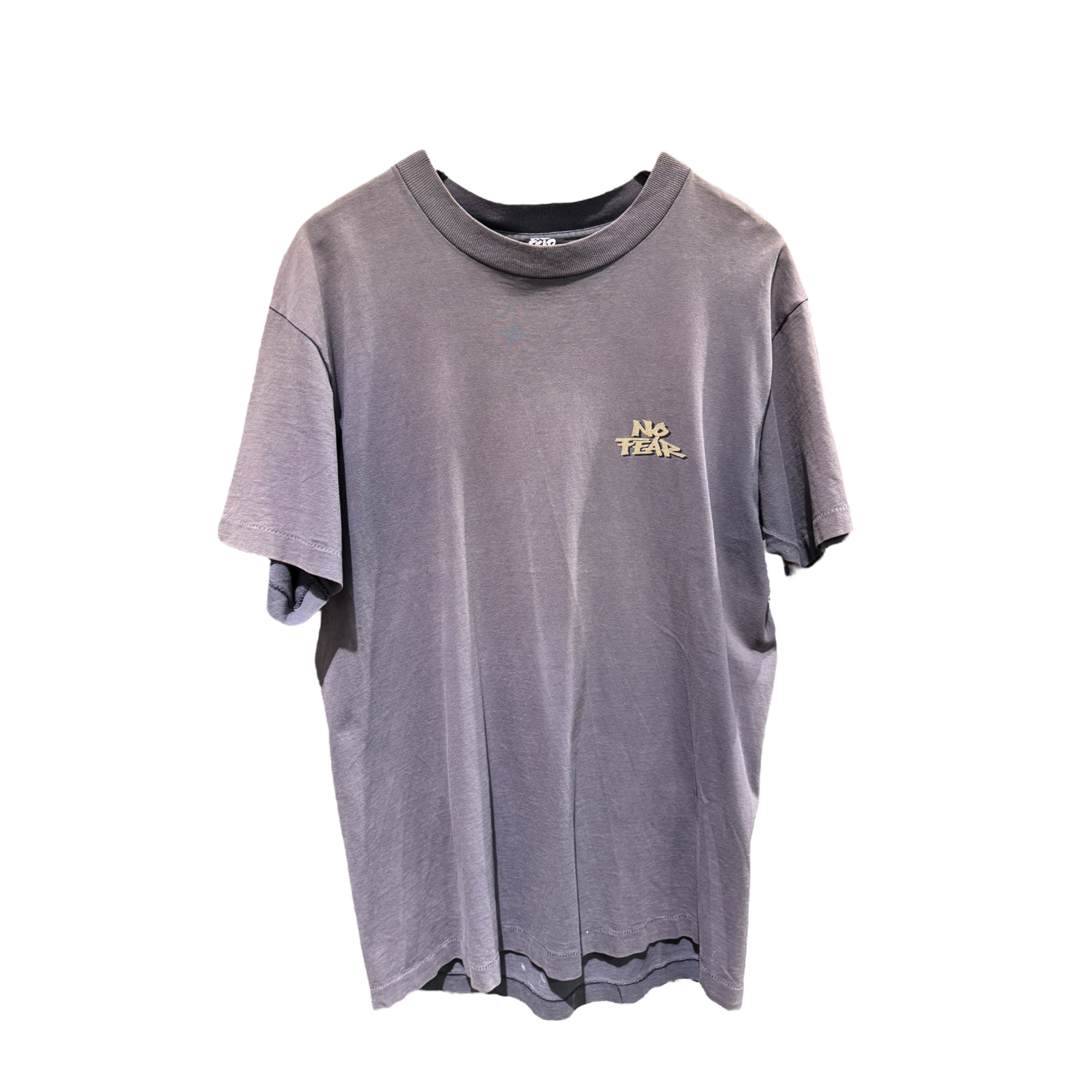 Grey No Fear Tee