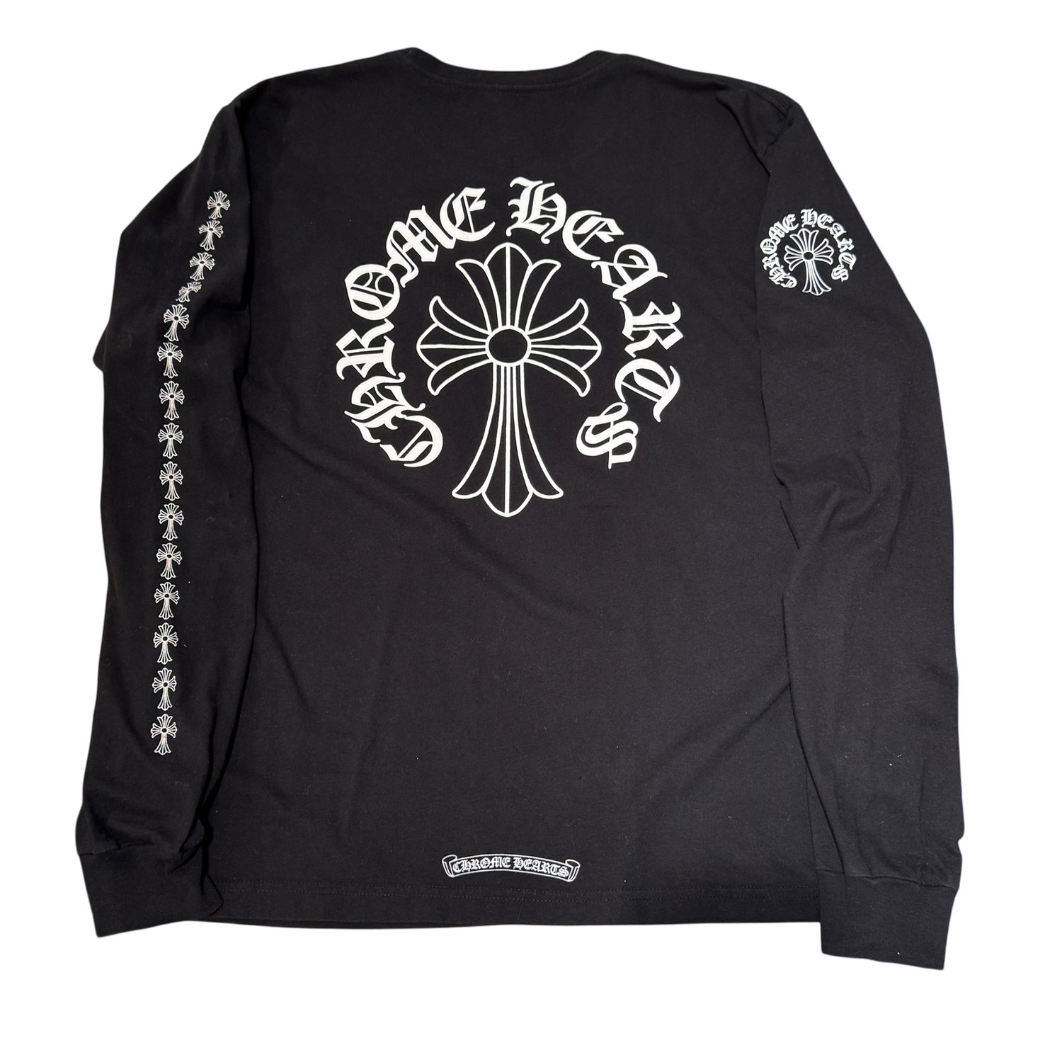 Chrome Hearts Dagger Cross Lettering Long Sleeve