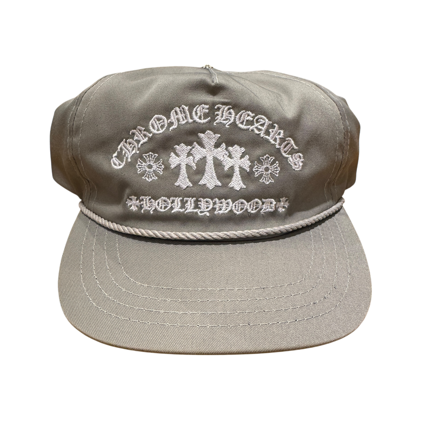 Chrome Hearts Gas Station Hat Triple Cross Grey