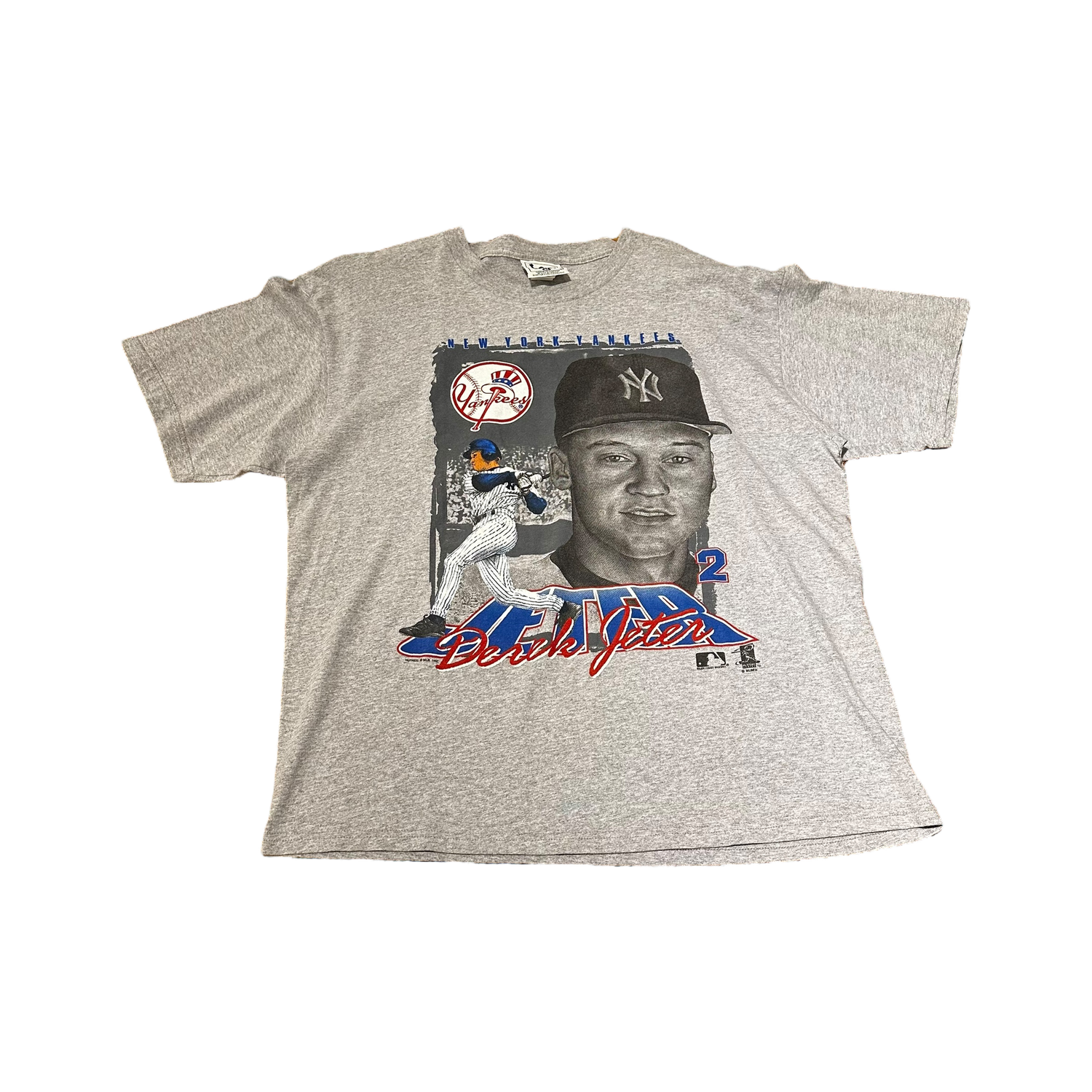 Derek Jeeter Grey Tee