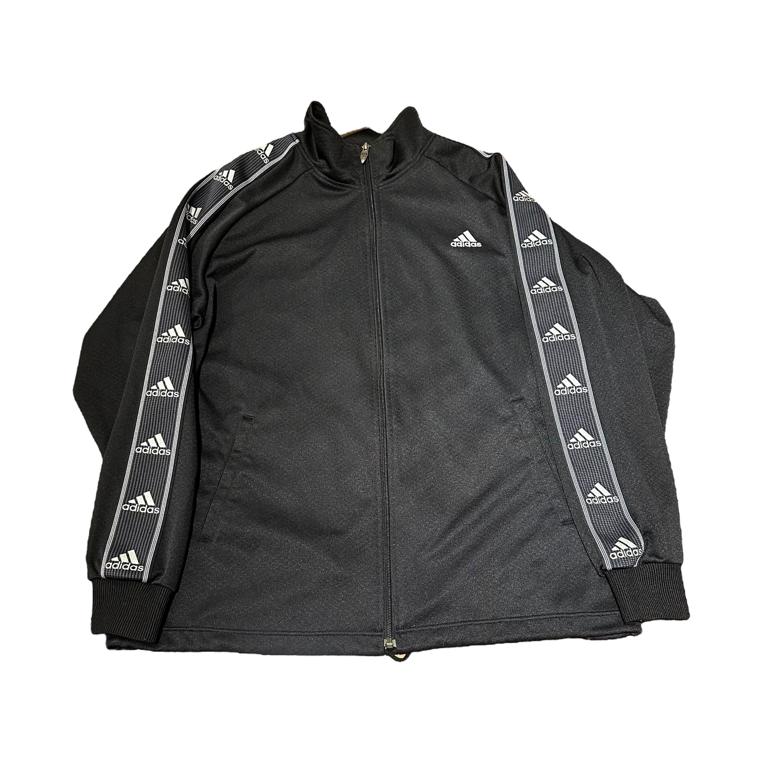 Black Adidas Zip Up