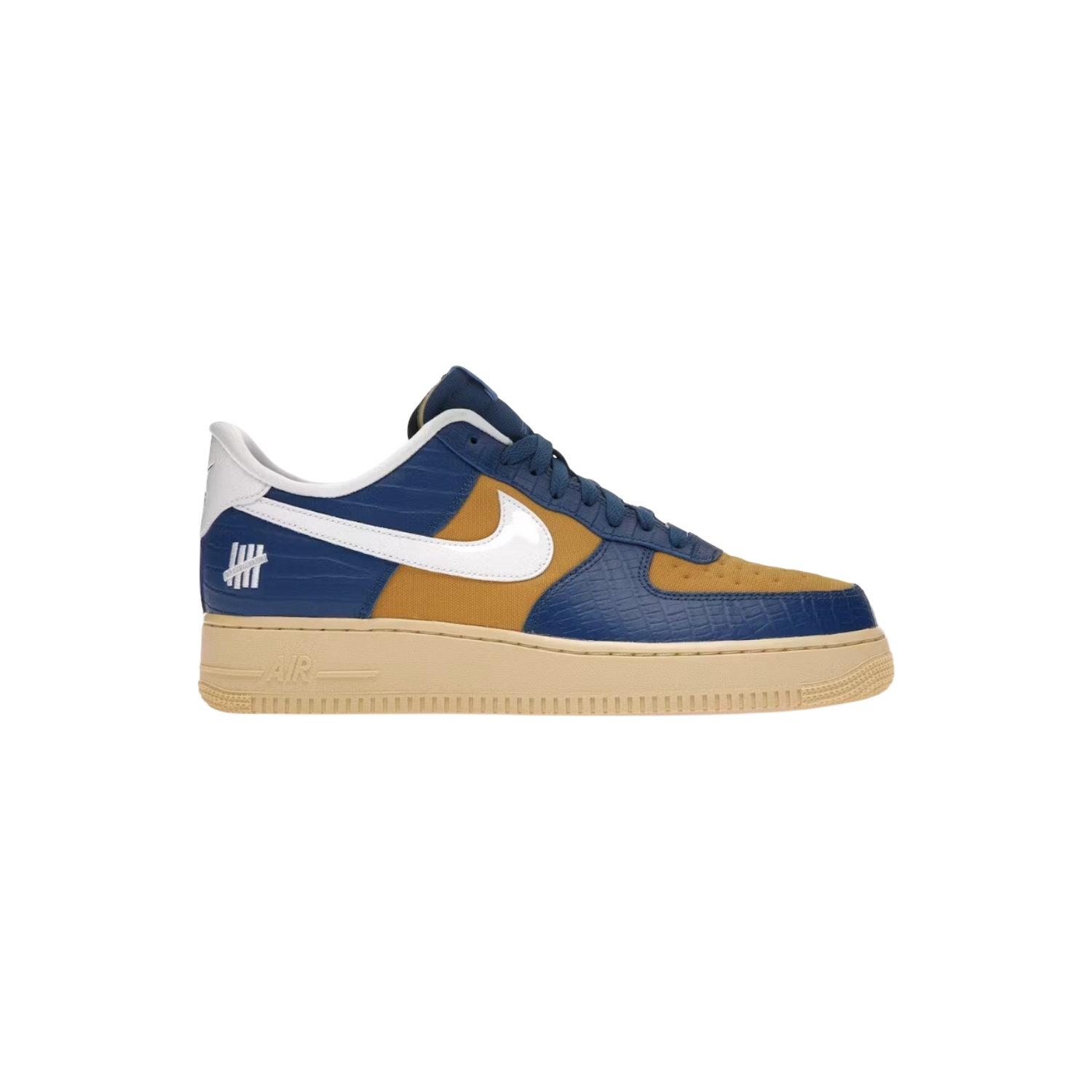 Nike AF1 UNDFTD 5 On It Blue Yellow Croc