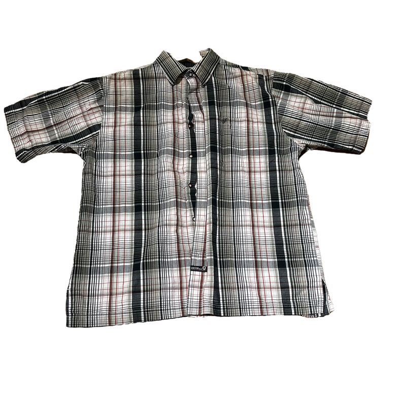 White Southpole Button up