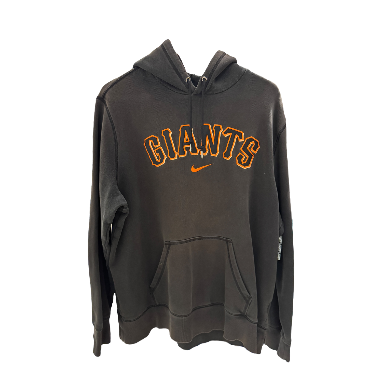 Faded Black Nike SF Giants Hoodie
