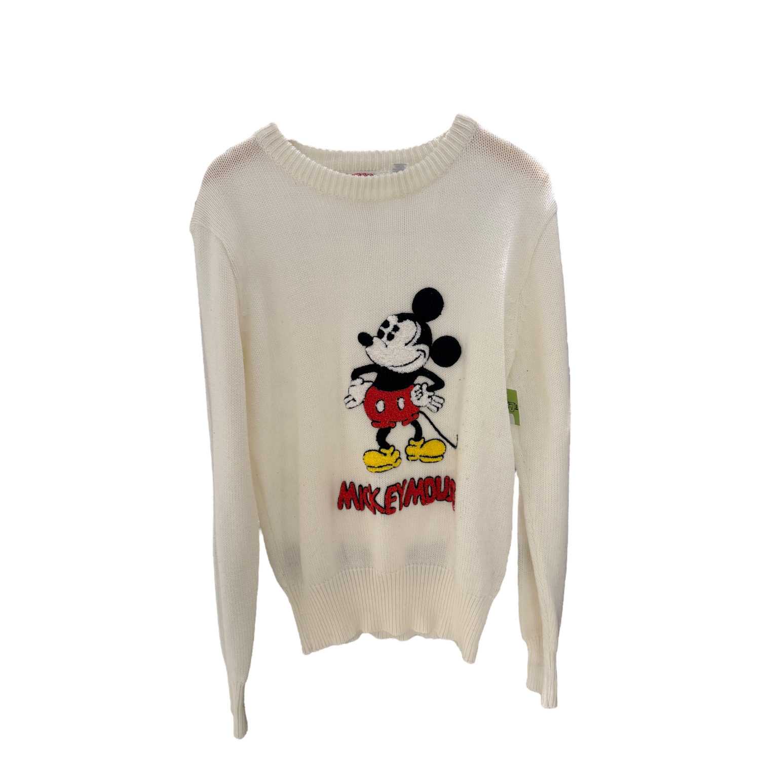 Cream Knitted Disney Crewneck