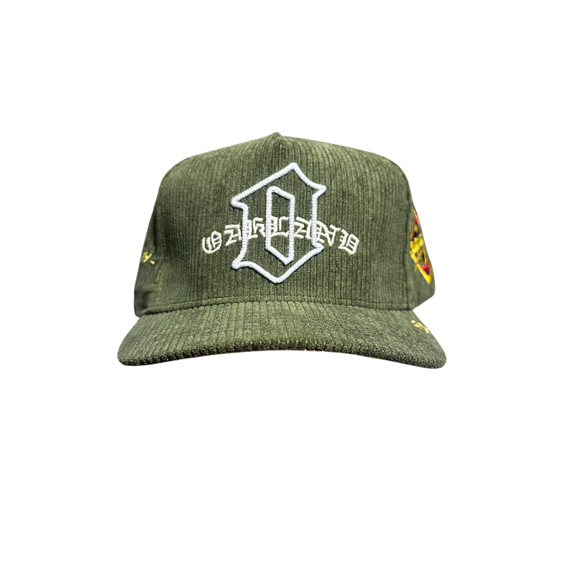 Daniel Luu SnapBack Corduroy Green