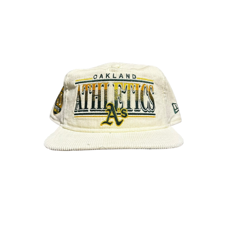 Corduroy Oakland A’s Crème SnapBack