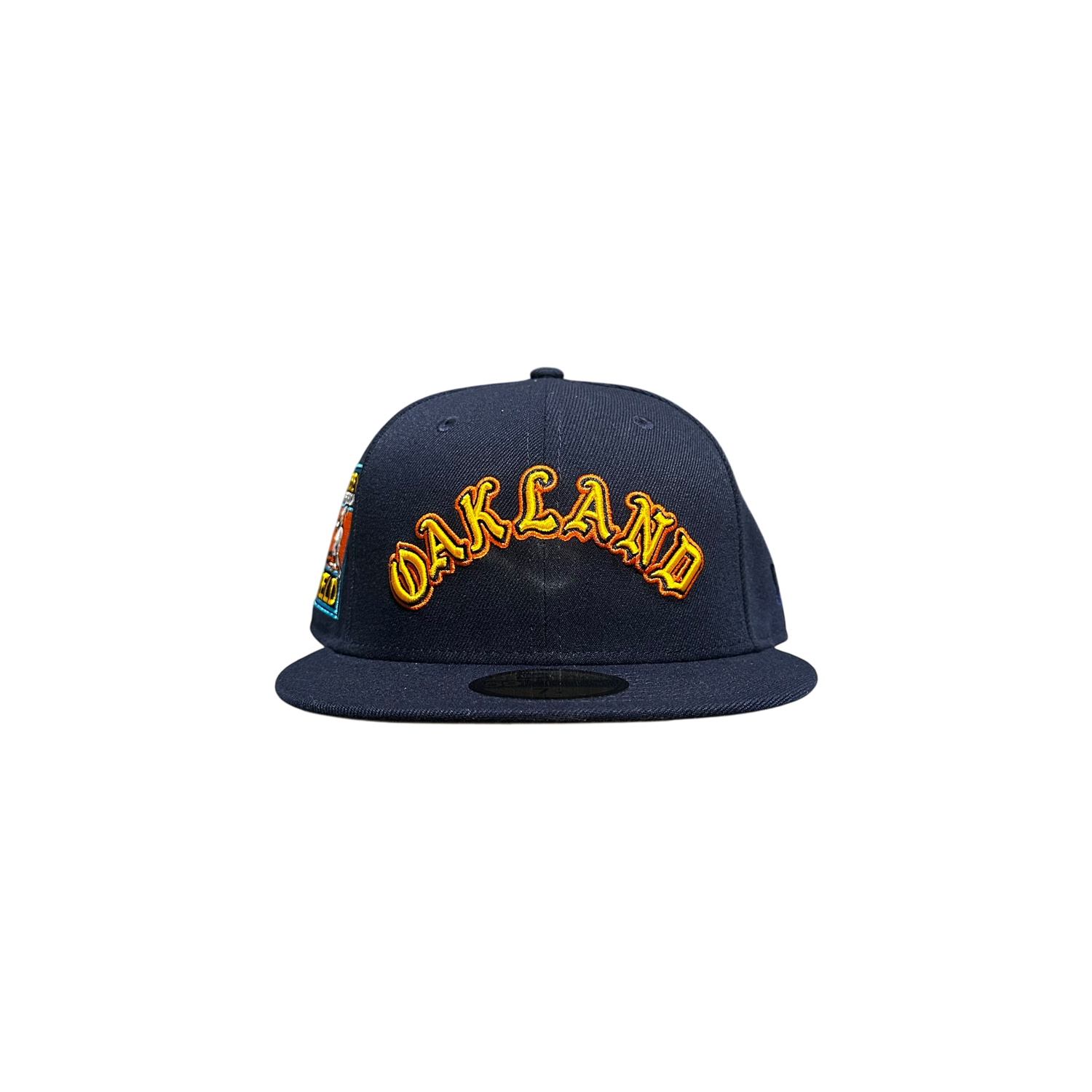 Navy Oakland baseball Fitted