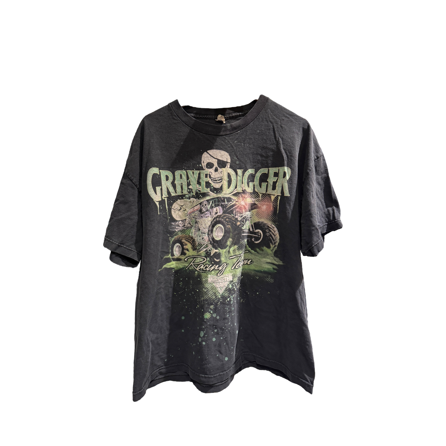 Faded Black Grave Digger Tee
