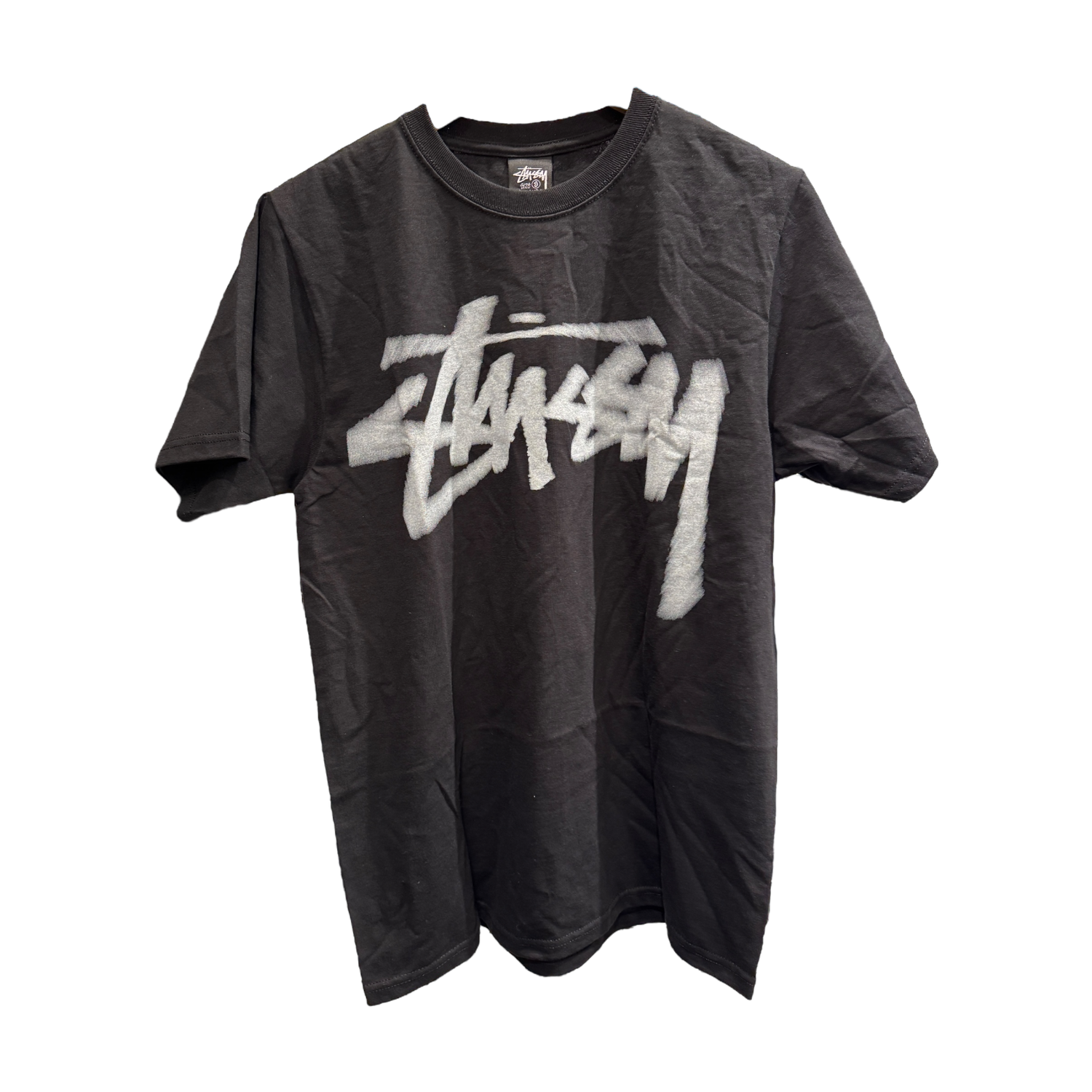 Black Stussy Dizzy Stock Tee
