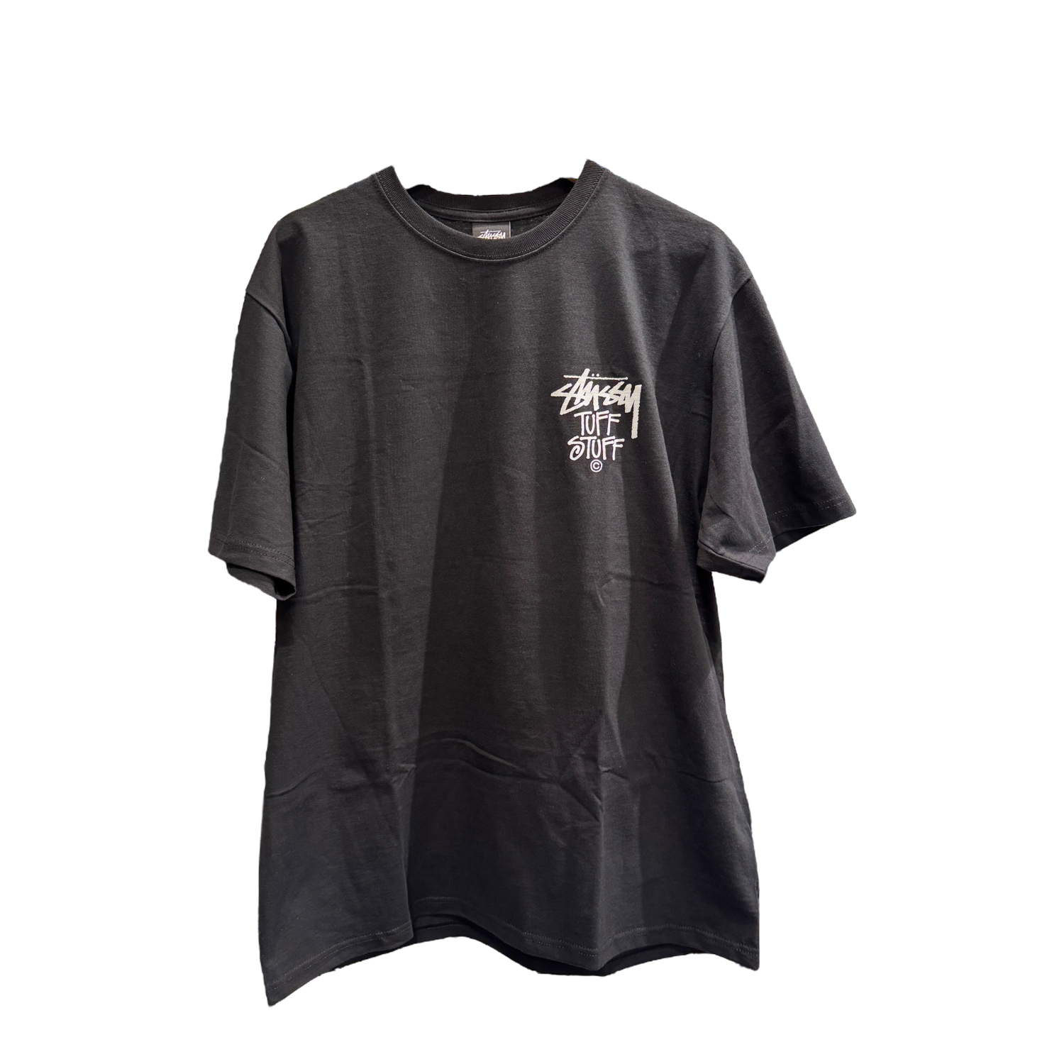 Black Stussy Tuff Stuff Tee