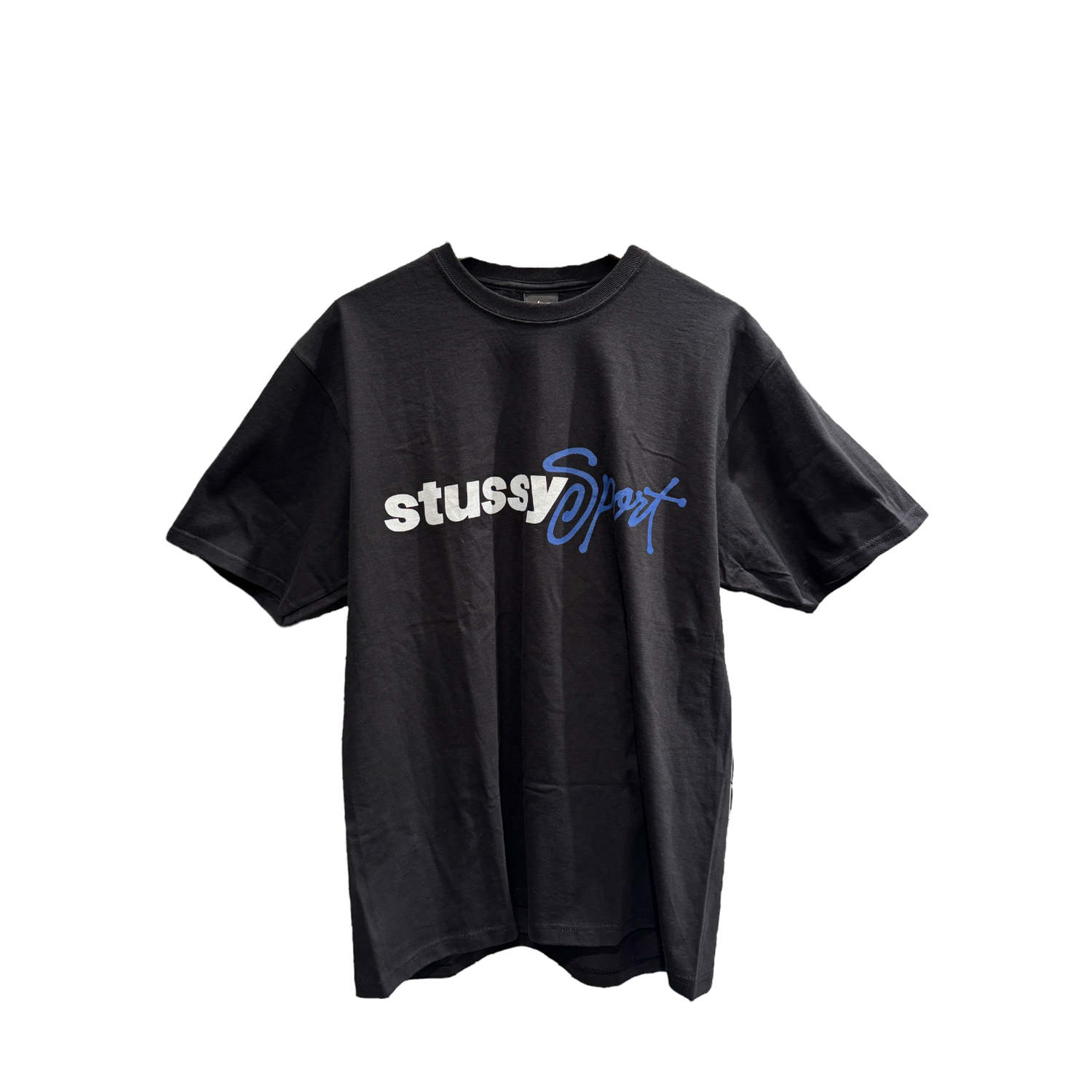 Black Stussy Sport Script Tee