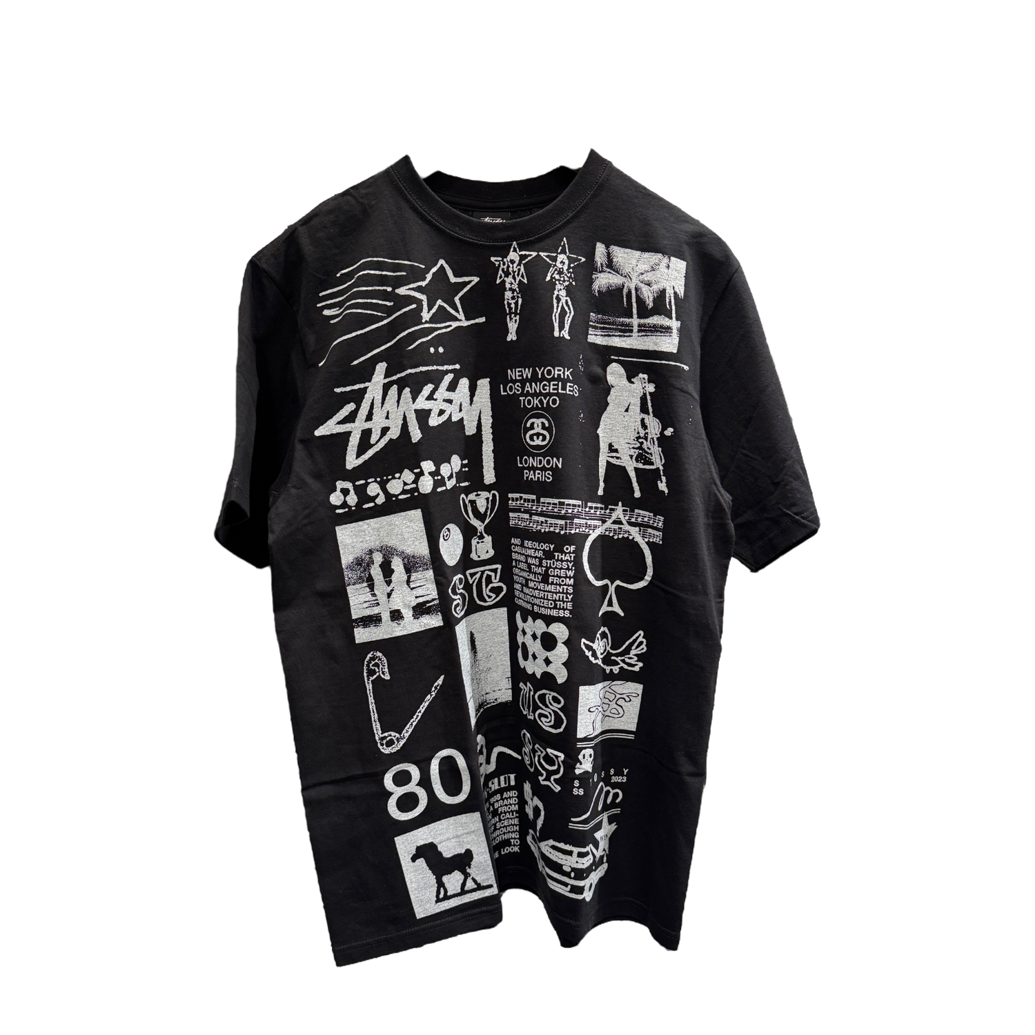 Black Stussy Sara Tee