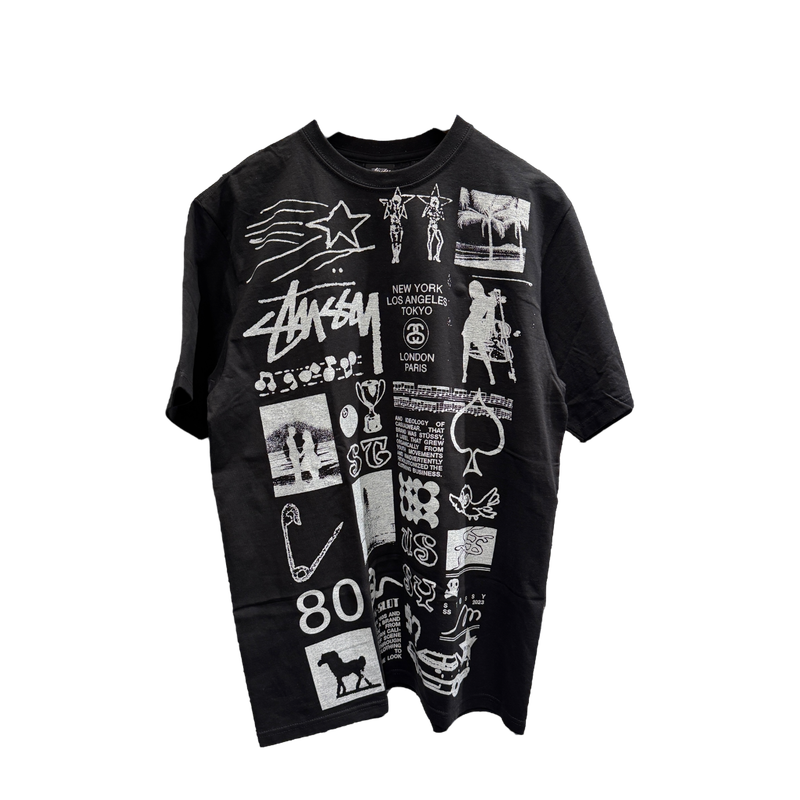 Black Stussy Sara Tee
