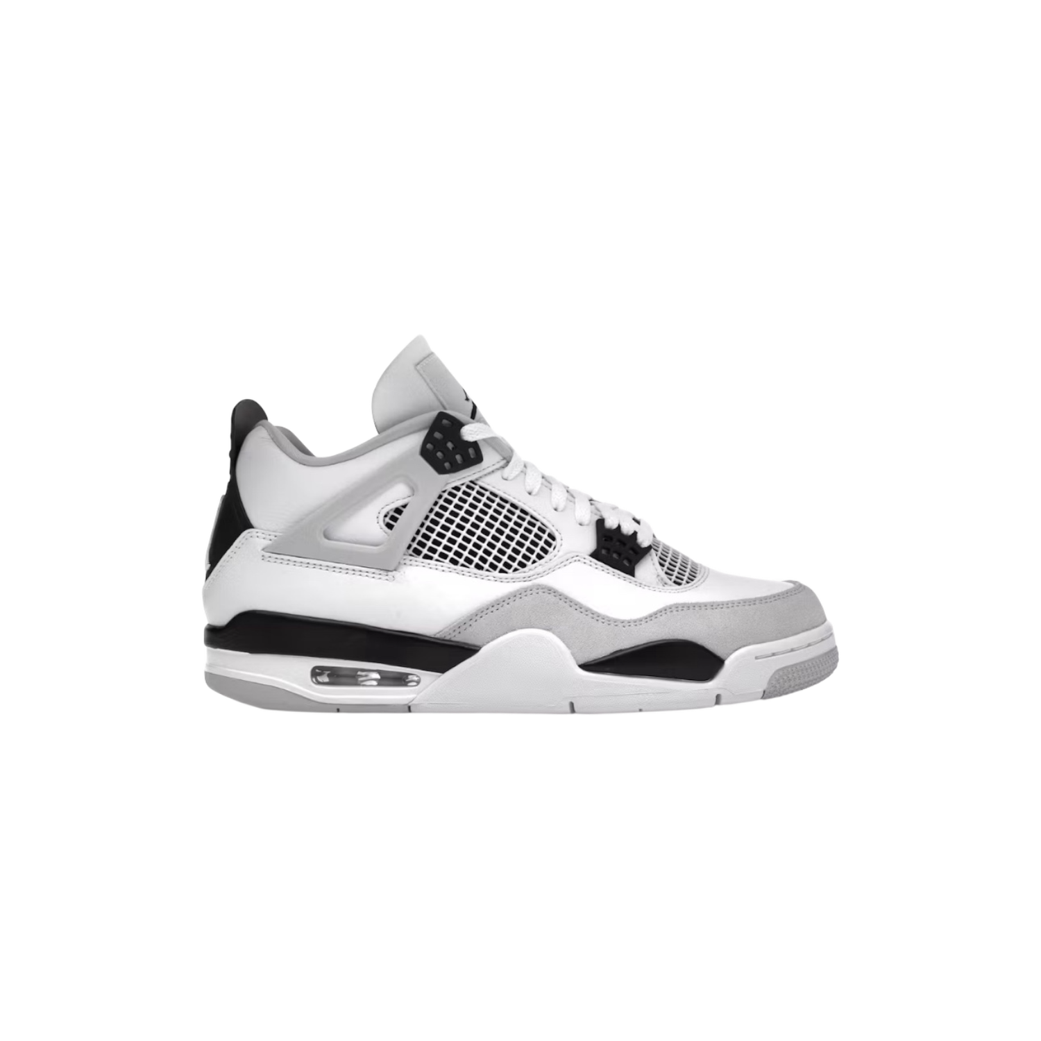 AJ4 Military Black 9.5M PO, Size: 9.5M