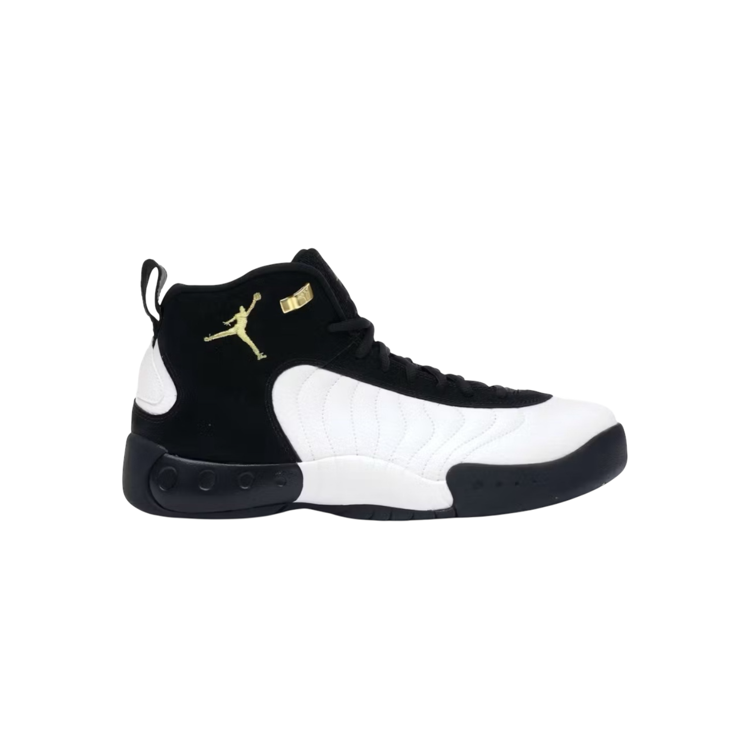 Jordan Jumpan Pro Black White Metallic Gold, Size: 10M