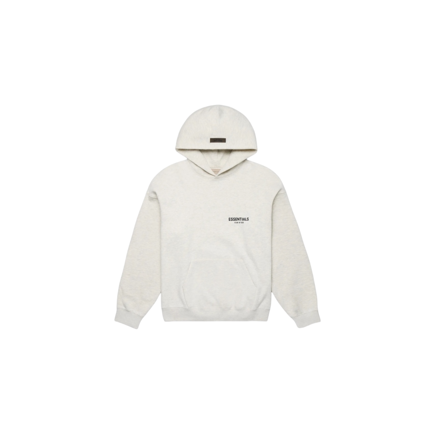 Essentials Light Oatmeal Hoodie, Size: S