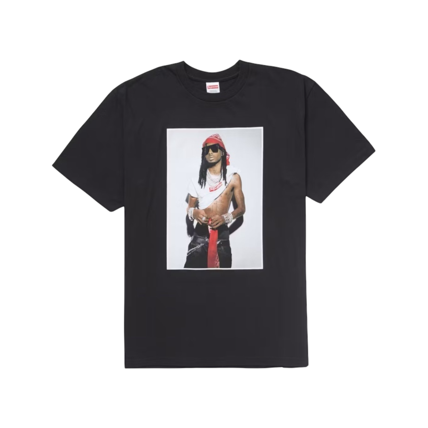 Supreme Playboy Carti Tee - Black, Size: S
