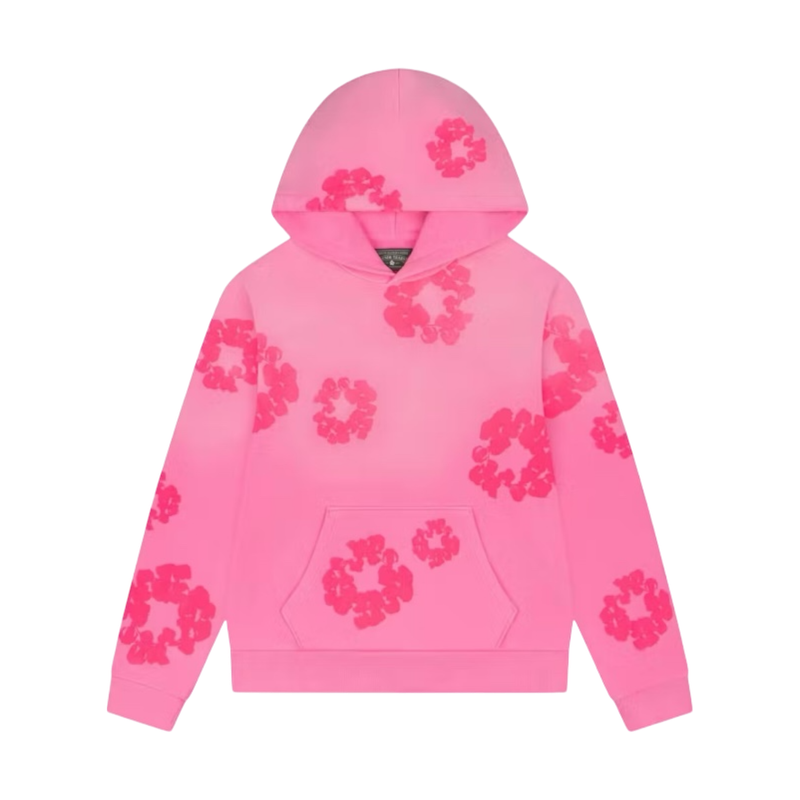 Denim Tears Mono Cotton Wreath Hoodie Pink