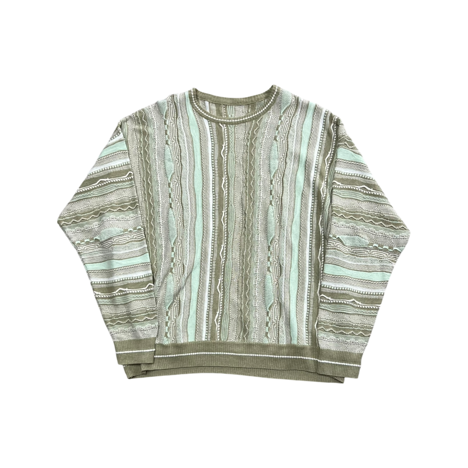 Green Pattern Sweater
