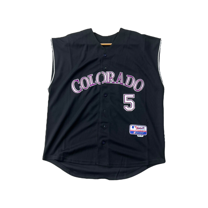 Colorado Rockies #5 Gonzales Sleeveless Jersey