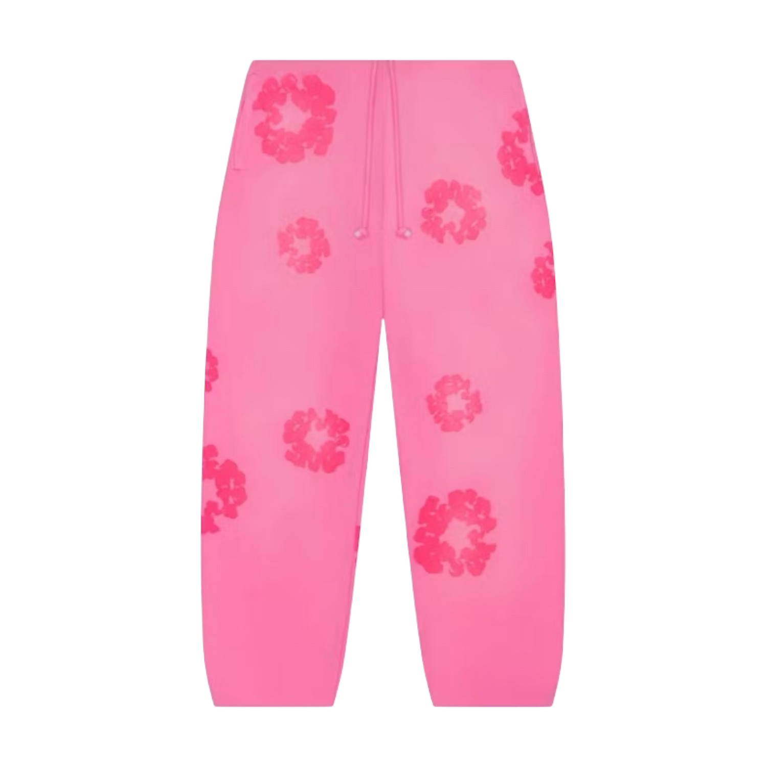 Denim Tears Mono Cotton Wreath Sweatpants Pink, Size: M