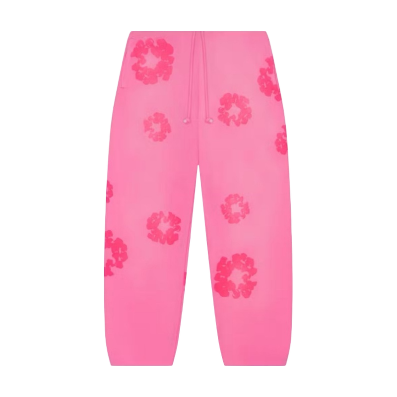 Denim Tears Mono Cotton Wreath Sweatpants Pink