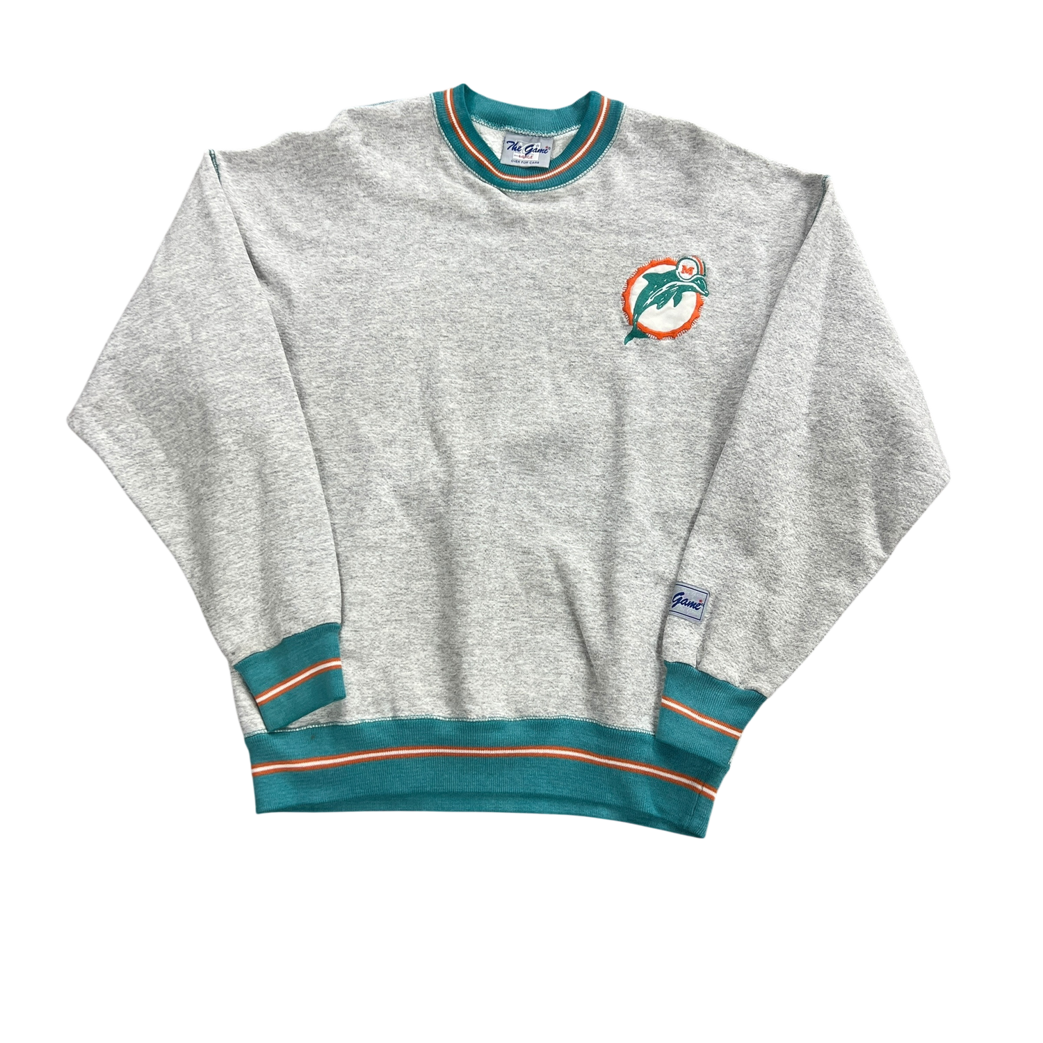 Grey Miami Dolphins Crew