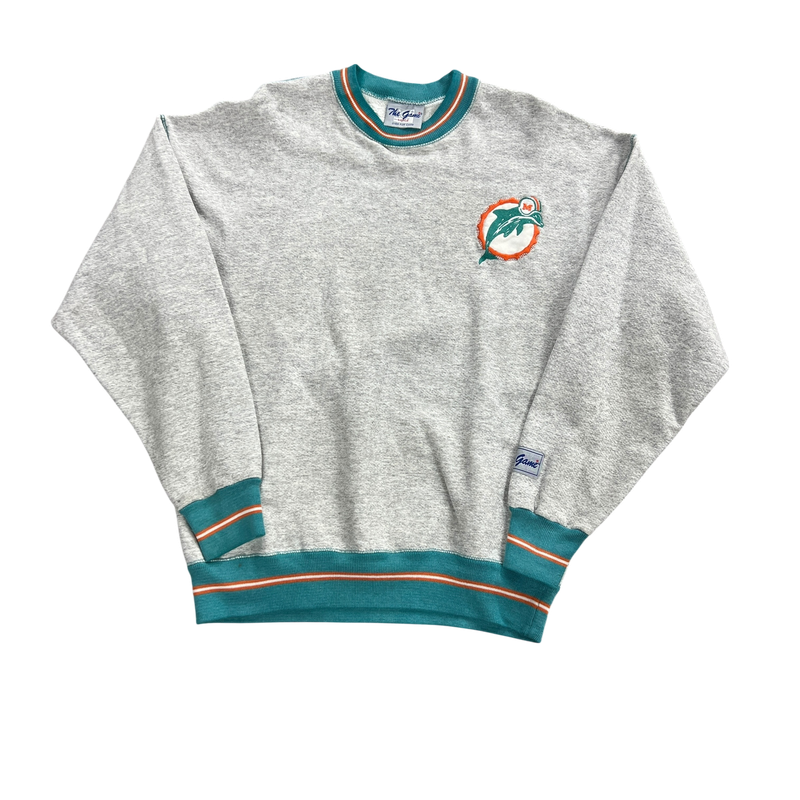 Grey Miami Dolphins Crew