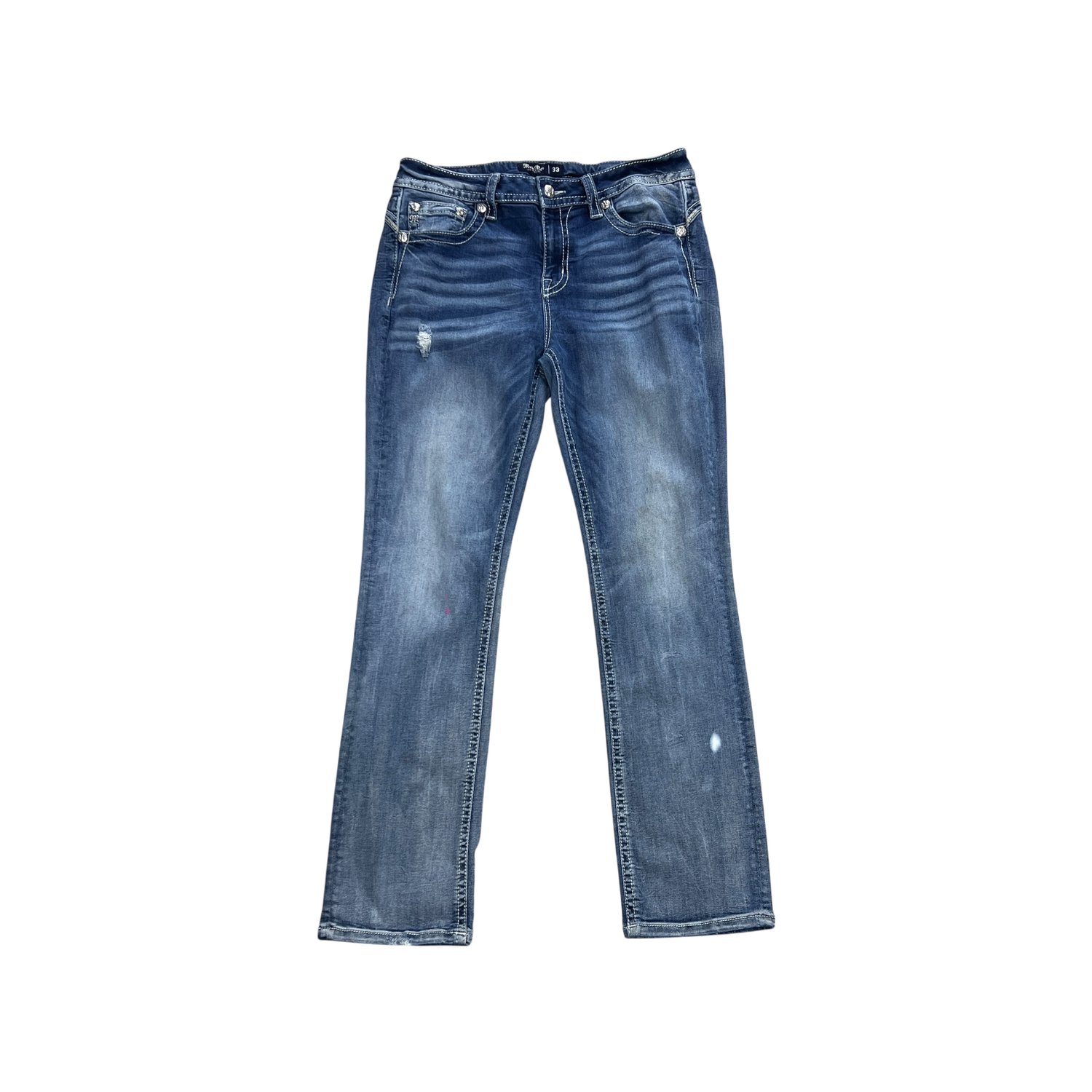 Miss Me Feather Jeans