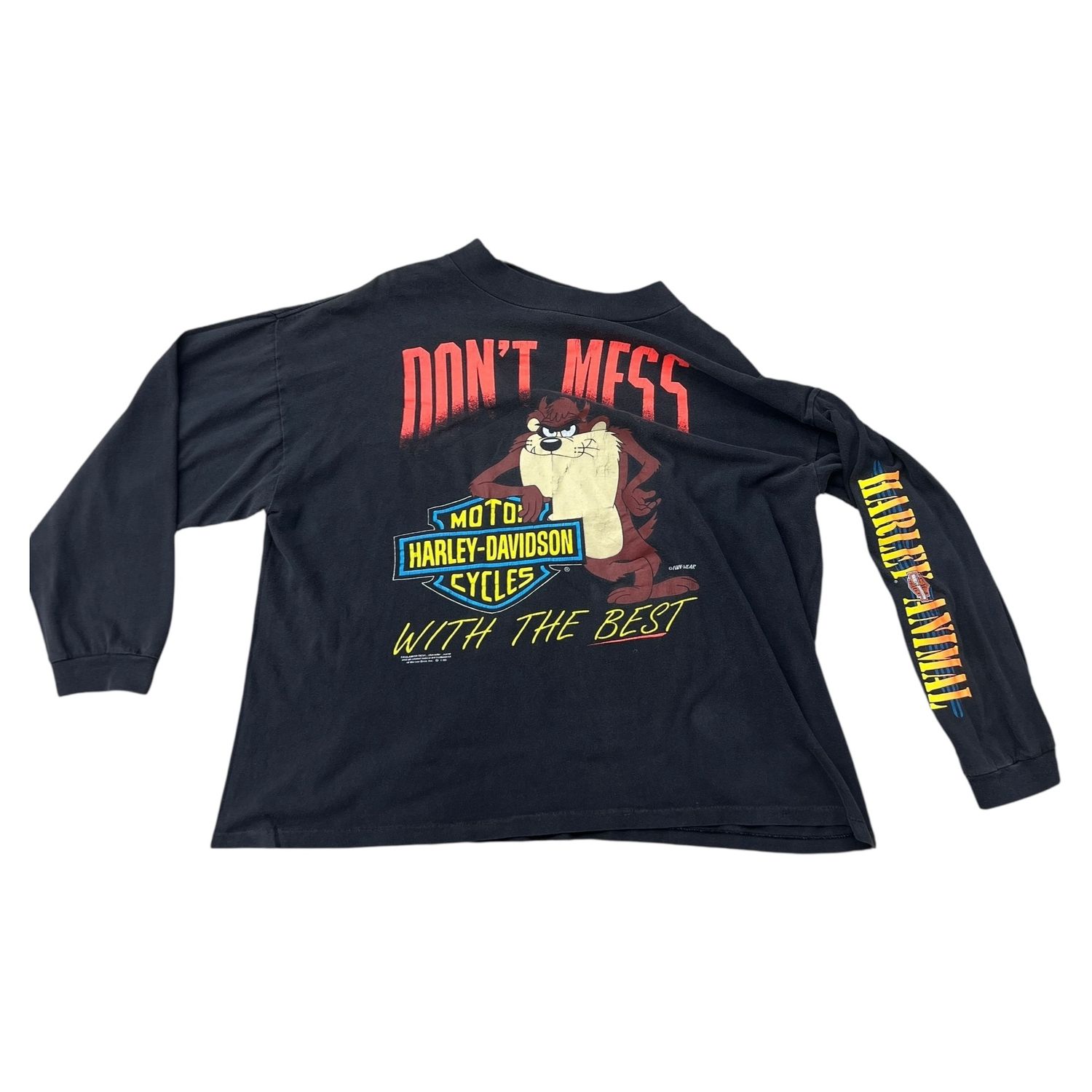 1992 Taz Harley Davidson Longsleeve, Size: XL