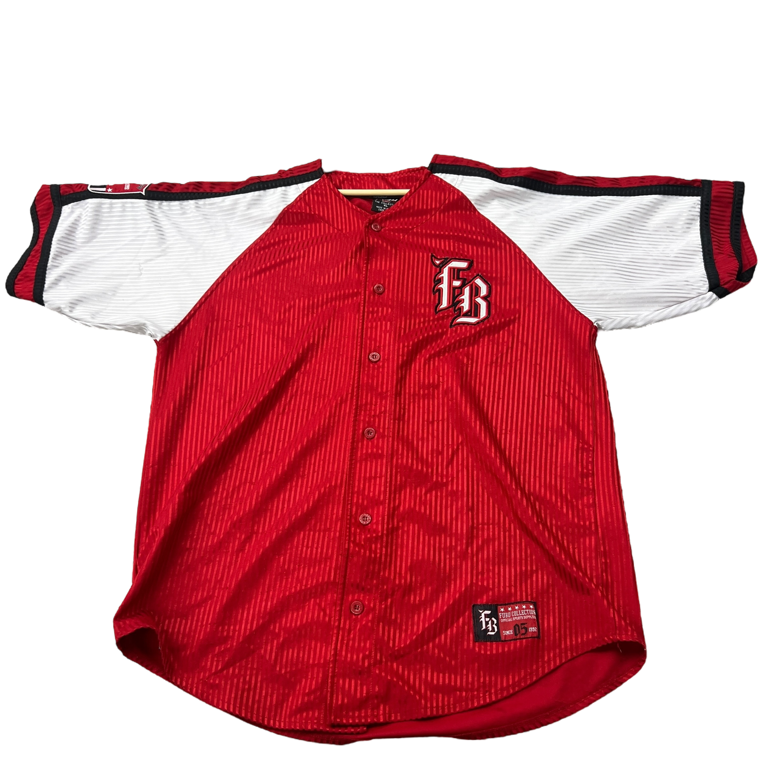 Red FUBU 05 Baseball Jersey, Size: XL