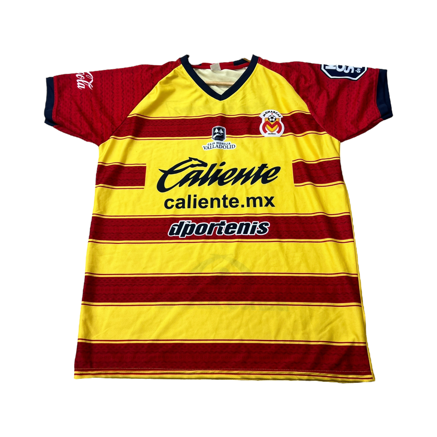 Monarcas Morelia Red/Yellow Jersey, Size: L