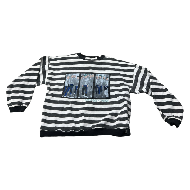 Bugle Boy Attitude Striped Crewneck