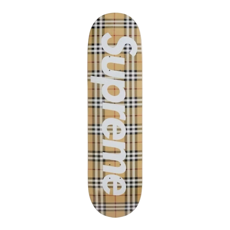 Supreme Burberry Skateboard Deck